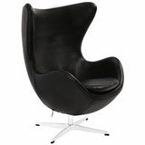 Jacobsen Style Egg Chair Leather