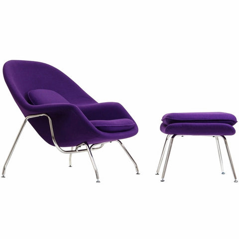 Saarinen Womb Lounge Chair & Ottoman