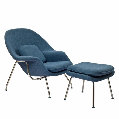 Saarinen Womb Lounge Chair & Ottoman