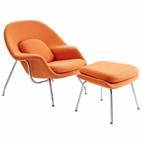 Saarinen Womb Lounge Chair & Ottoman