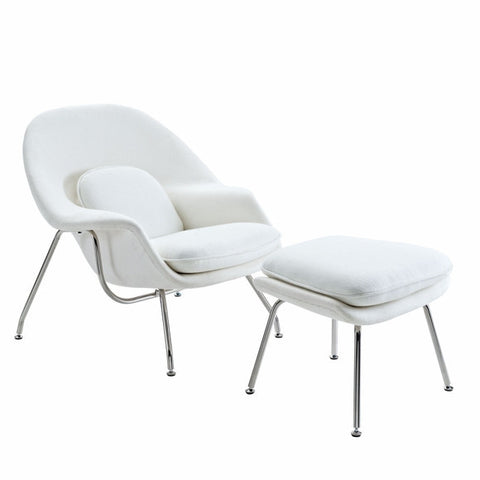 Saarinen Womb Lounge Chair & Ottoman